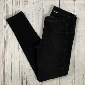 J.Crew Black Stretch Skinny Leg Jeans - Size 30